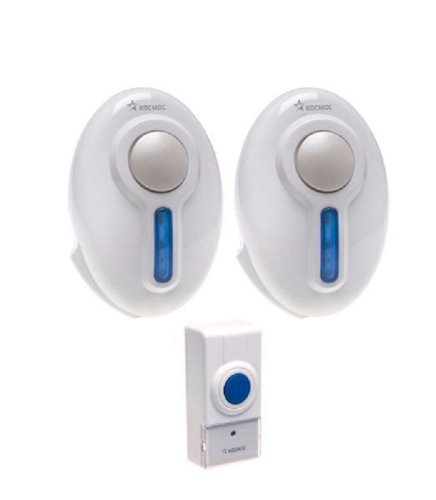 Звонок беспроводной аналоговый Космос (KOC AG520C1) 32 мелодии белый картинка 